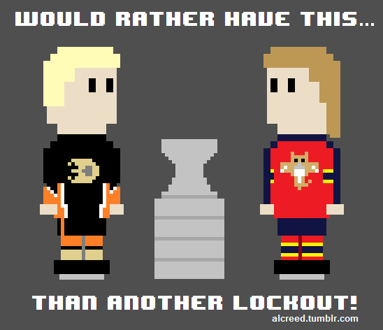 WE WANT HOCKEY!
